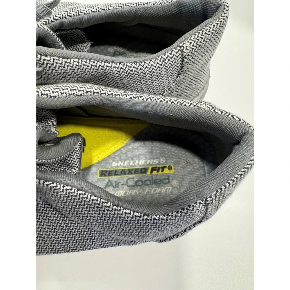 Skechers Relaxed Fit‎ Air-Cooled Memory Foam Loafer 12 Grey Excellent